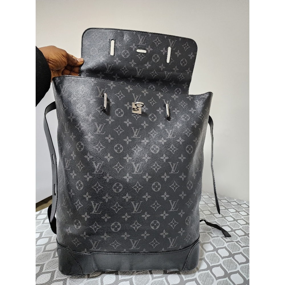Louis Vuitton Monogram Eclipse Steamer Backpack - Picture 12 of 16
